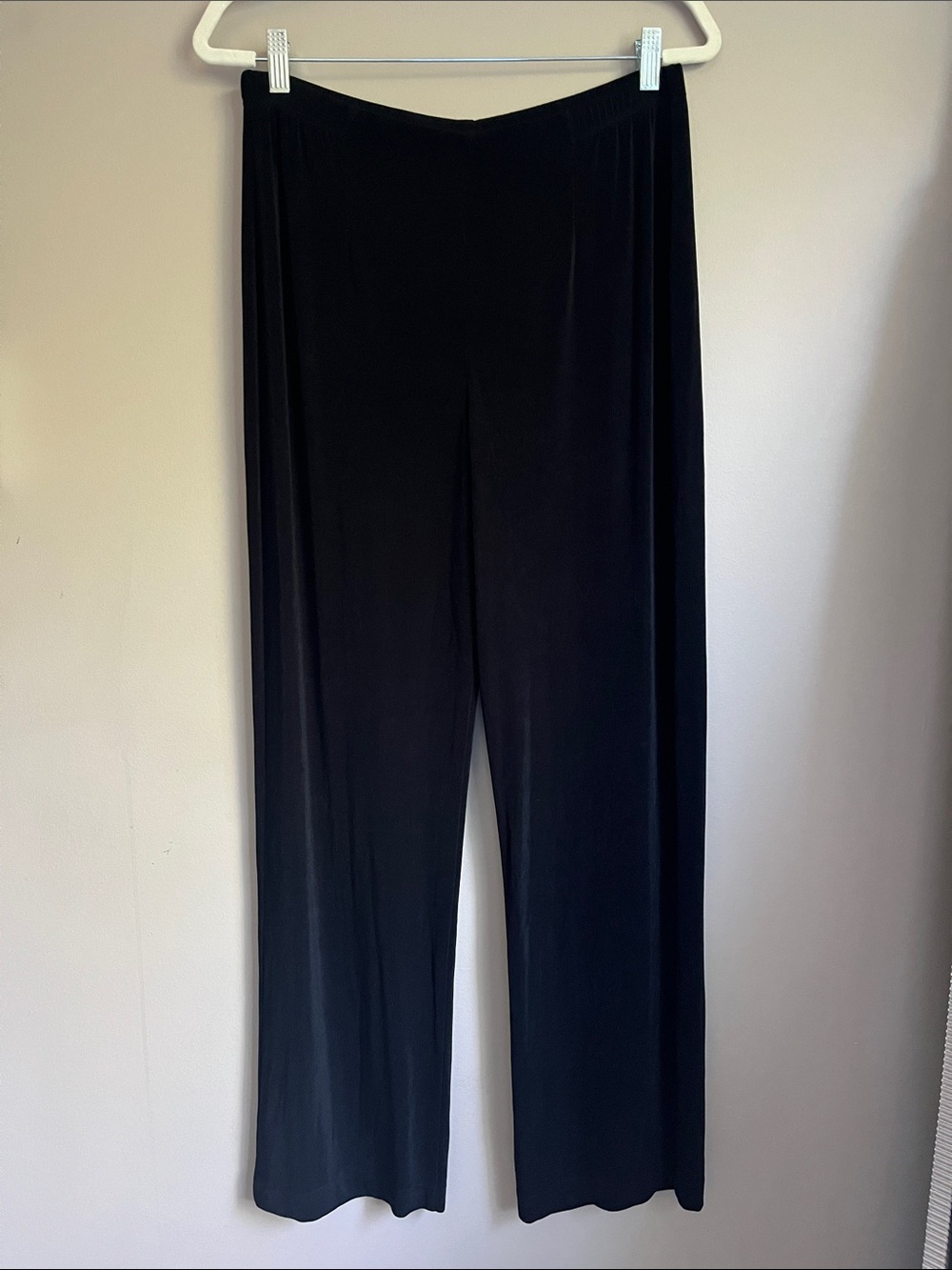 Chico's Travelers Black Slinky High Rise Knit Pants size 2 or 12